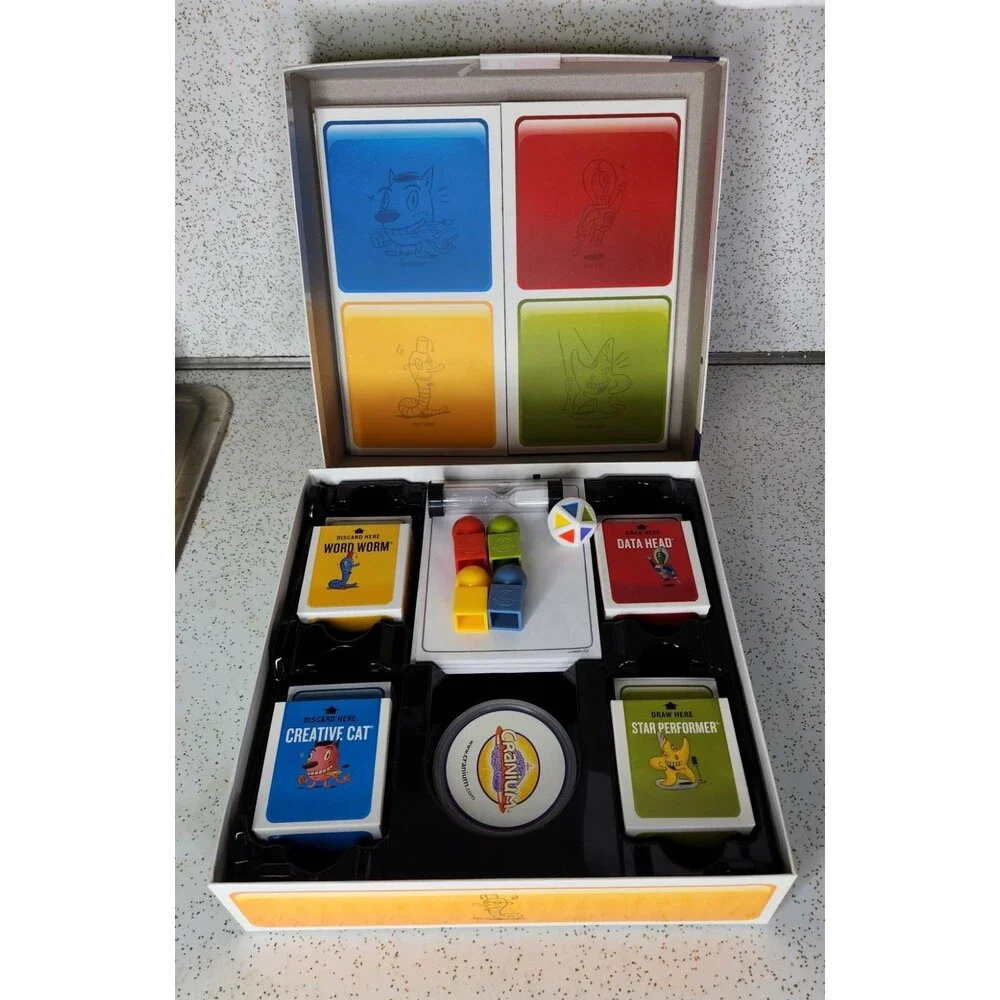 Cranium Board Game 3-in-1 Game Board 2009 Complete, New Dough!